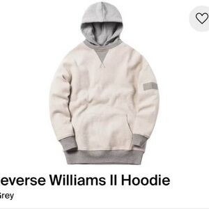 Kith Cream and Gray Textured Sweatshirt